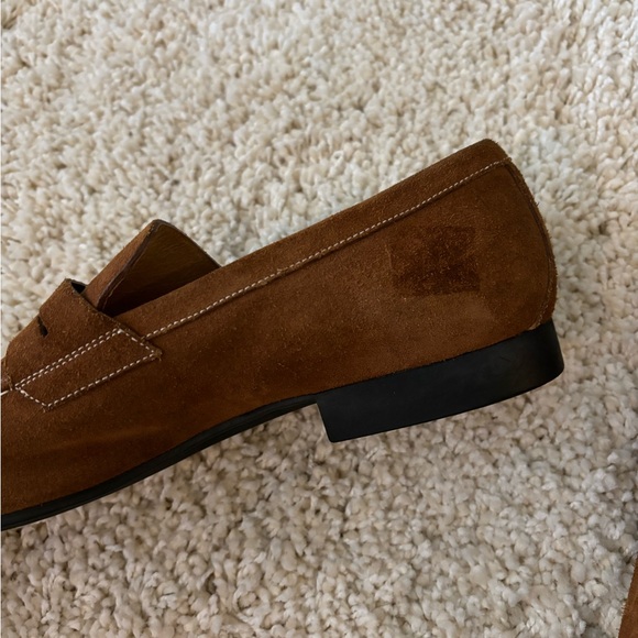 Faconnable Men's Brown Suede Slip On Loafers Size 11 - Picture 5 of 8